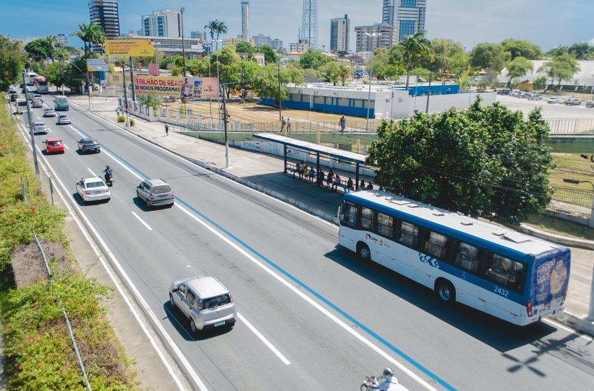 Trecho da faixa preferencial para ônibus será interditado