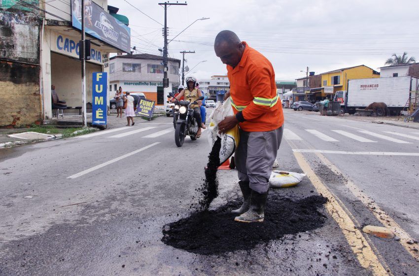 Asfalto frio começa a ser aplicado em Maceió