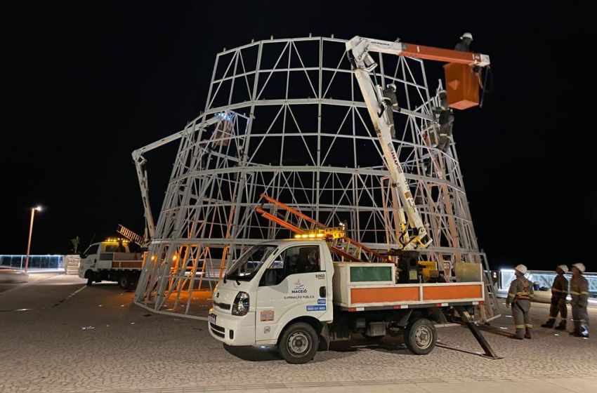 Maceió vai ganhar uma gigante árvore de Natal