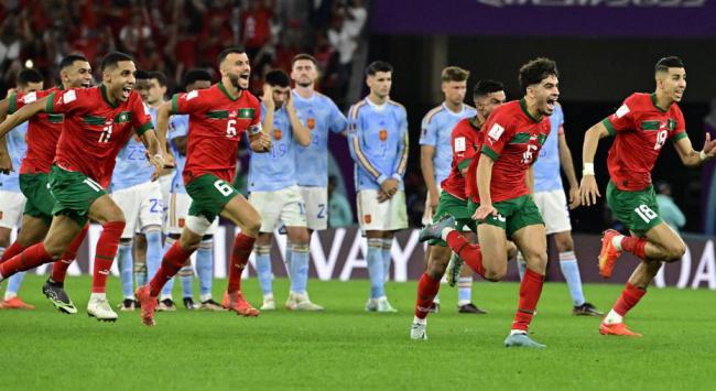 Marrocos supera a Espanha nos pênaltis, 3x0