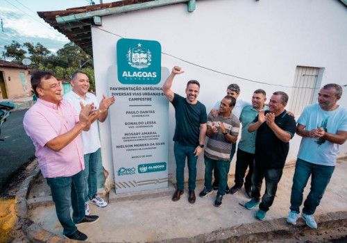 Governador Paulo Dantas inaugura obras do Pró-Estrada e Cidade Linda