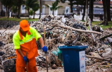 Foz do Salgadinho: 120 toneladas de lixo são retiradas