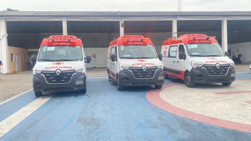 Novas ambulâncias do Samu ampliam a capacidade de atendimentos de urgência e emergência em Alagoas
