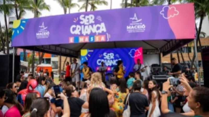 Alegria, música e diversão marcaram a celebração do Dia das Crianças em Maceió