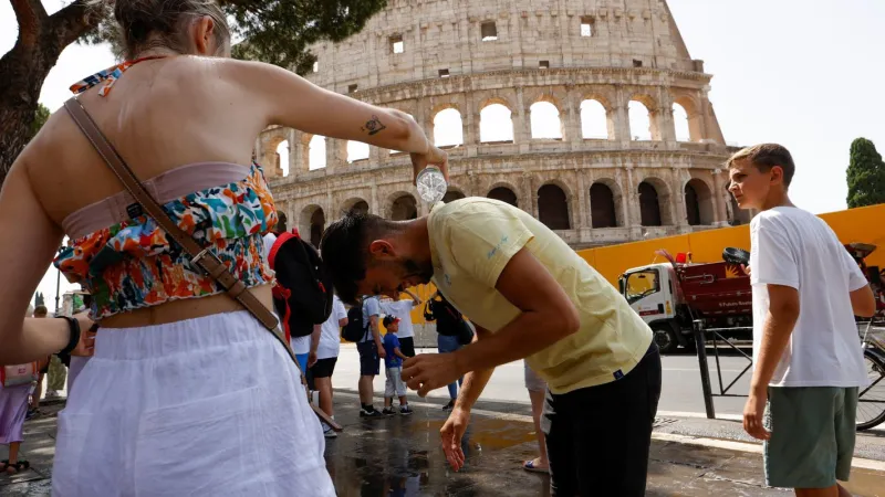 Quatro cidades italianas entram em alerta vermelho por causa do calor
