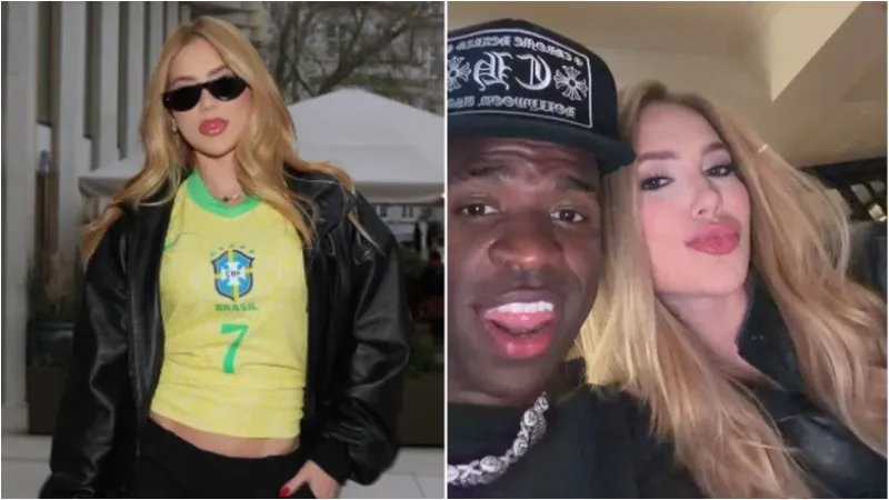 Vini Jr. compartilha novo clique com Virginia Fonseca