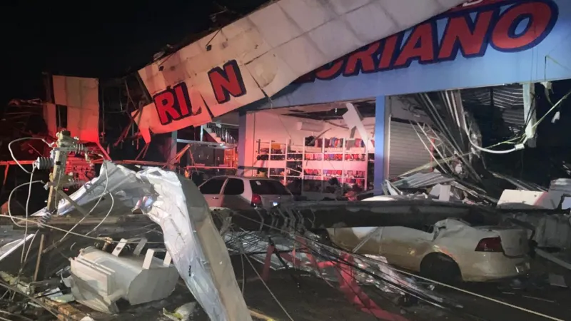 RS: Defesa Civil confirma uma morte e cinco feridos após ciclone bomba