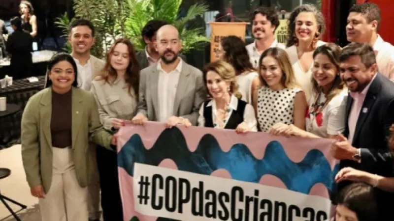 COP 30: Secretaria da Primeira Infância assina termo que propõe incluir a criança nas discussões climáticas