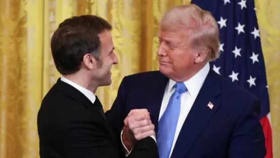 Trump diz que guerra na Ucrânia pode ‘acabar em semanas’ após encontro com Macron