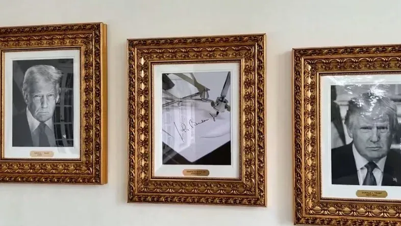 Trump troca foto de Biden por ‘caneta automática’ na Casa Branca