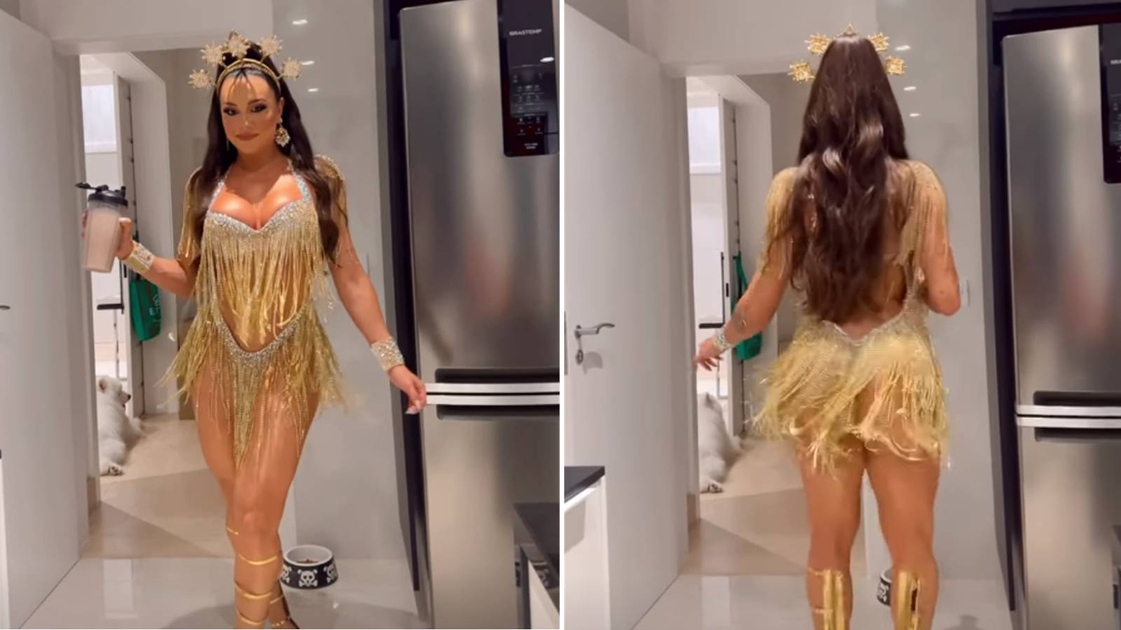 ‘Carnaval é para ficar pelada’, diz Juju Salimeni após noivo ‘reprovar’ look