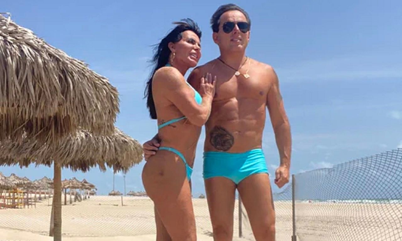 Gretchen defende parte íntima do marido após comentário de seguidor: ‘Me faz viajar’