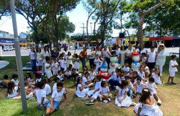 Alunos da Educação Infantil finalizam etapa de aprendizagem no Parque Centenário