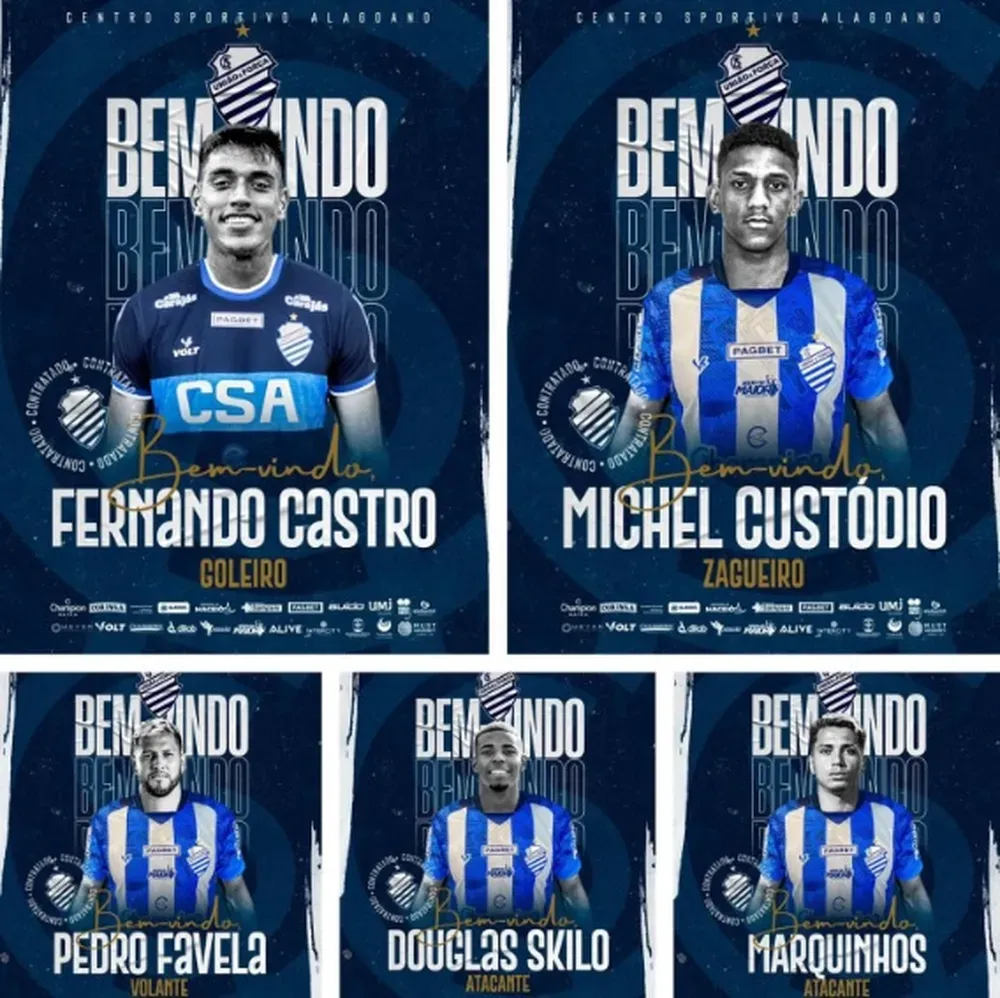 Azulão apresenta primeiras contratações para a temporada 2024