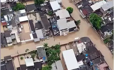 Temporal prejudica abastecimento de água no Grande Rio