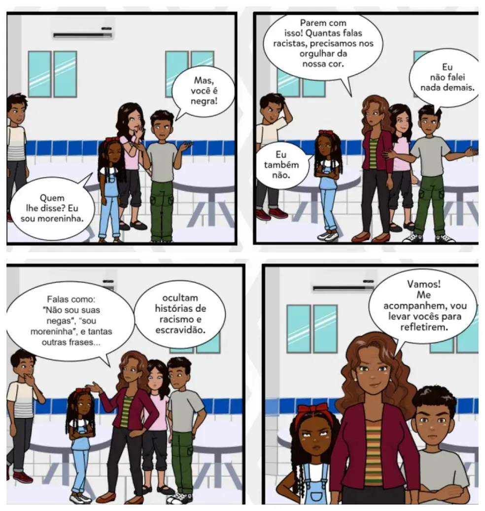 Estudantes de Pilar criam história em quadrinhos para retratar o Quilombo dos Palmares