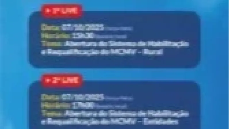 AMA anuncia portaria do Ministério das Cidades para seleção MCMV Rural.