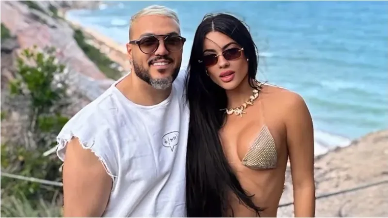 Belo publica pela primeira vez clique com Rayane Figliuzzi nas redes sociais