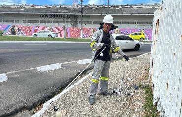 Jaraguá recebe iluminação especial para folia de Carnaval
