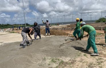 Obras de revitalização avançam no Mirante da Santa Amélia