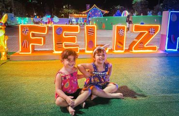 Vila da Páscoa iluminada segue aberta até este domingo (7)