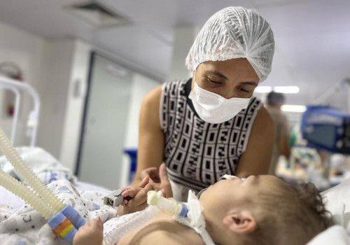 No HGE, bebê com cardiopatia é beneficiado pelo Projeto Respirar para futura retirada de traqueostomia