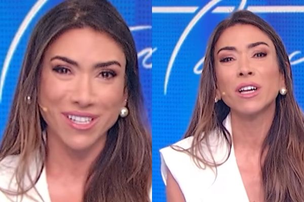 Patricia Abravanel chora em primeiro ‘Programa Silvio Santos’ após morte do pai