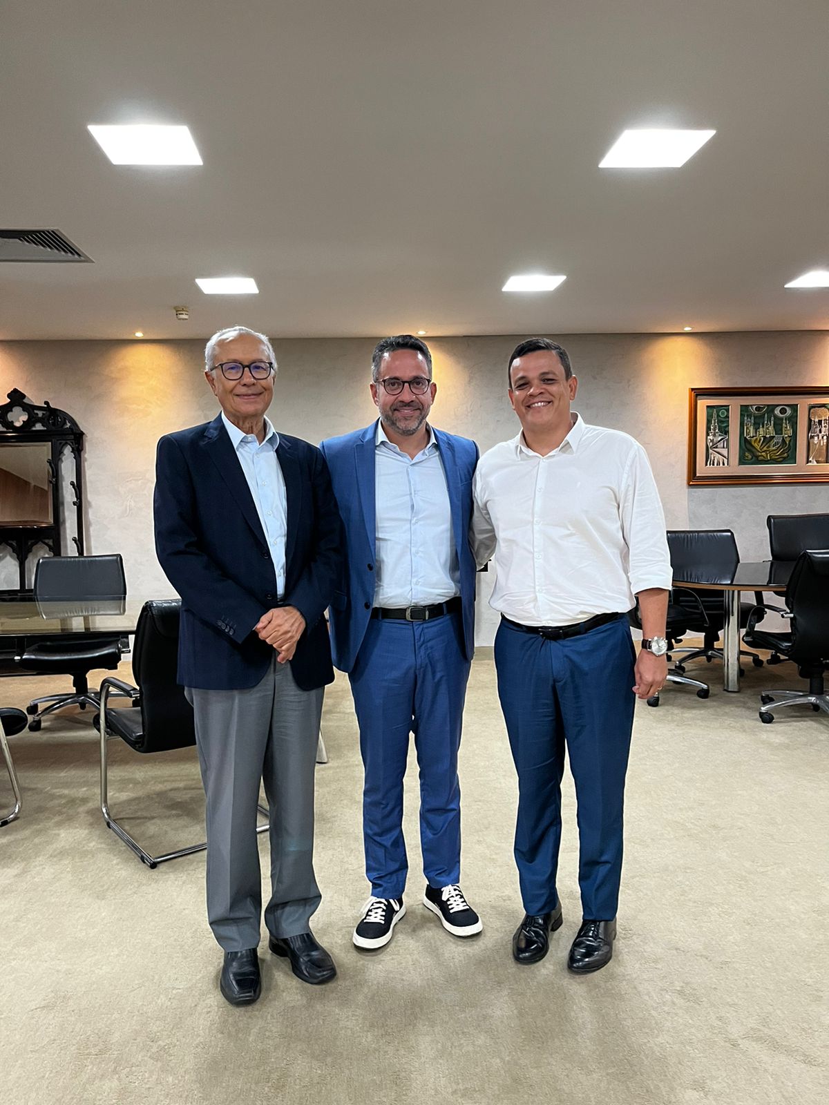 Eleições: Fabrício Faustino é recebido pelo Governador Paulo Dantas. 