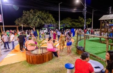 Duas praças e uma areninha são novas opções de convívio social no Biu