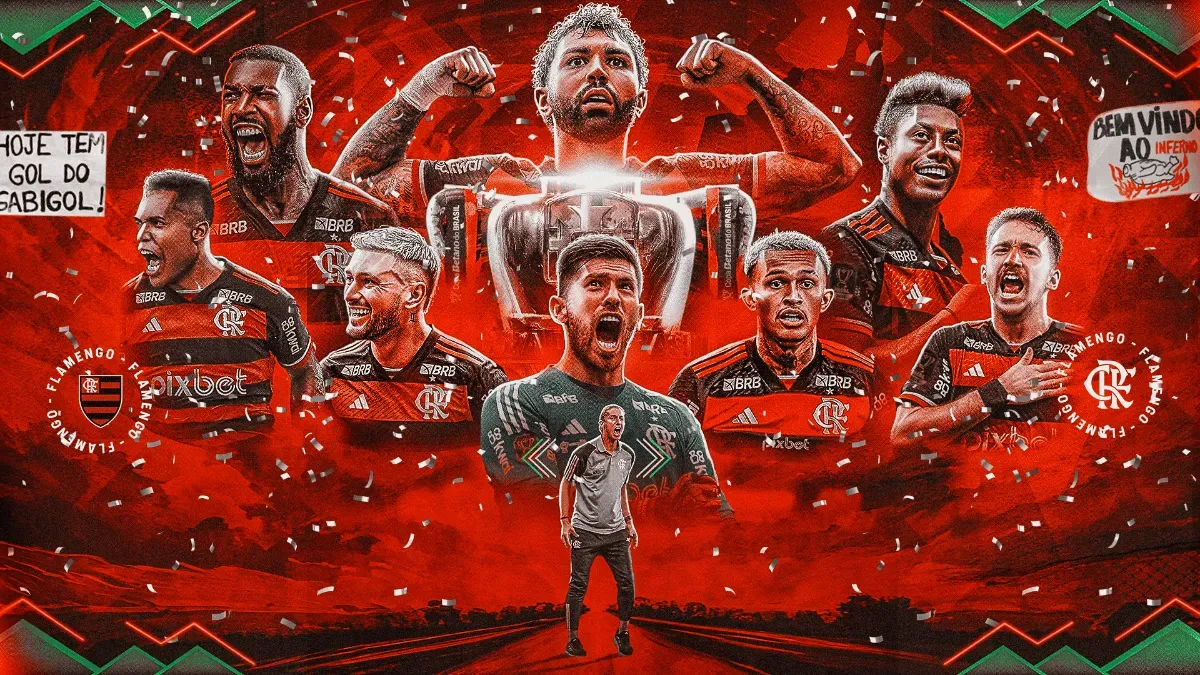 Flamengo vence Atlético-MG na Arena MRV e conquista o penta da Copa do Brasil