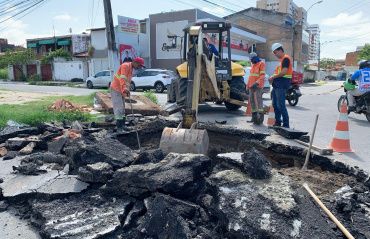 Infraestrutura leva serviços de recuperação de galerias a ruas da capital