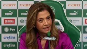 Leila provoca torcida após classificação suada do Palmeiras: ‘Estão mais calmos?’