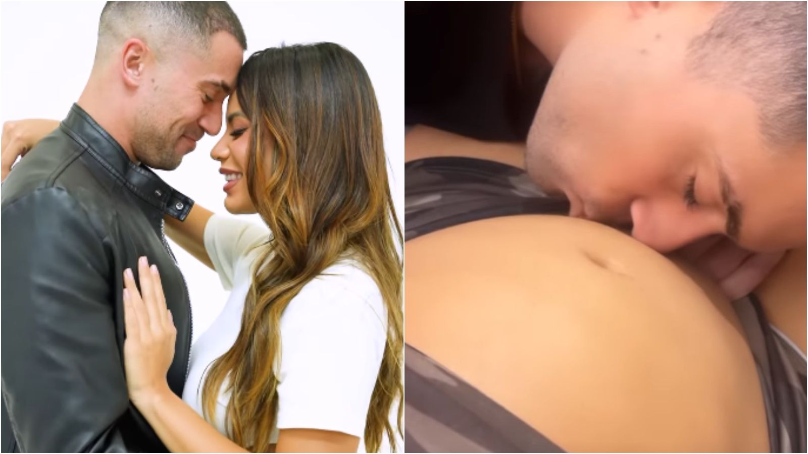 Lexa mostra Ricardo Vianna beijando a barriguinha de grávida: ‘Chamego do pai’
