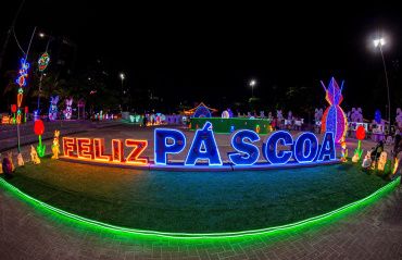 "Voltar a ser criança": Vila de Páscoa une famílias e encanta visitantes em Maceió
