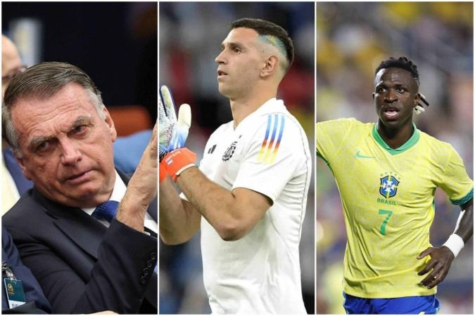Bolsonaro compara julgamento no STF com Brasil x Argentina
