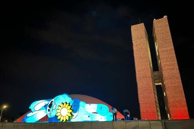 Coelho da Mônica estampa Senado em homenagem a pessoas com deficiência