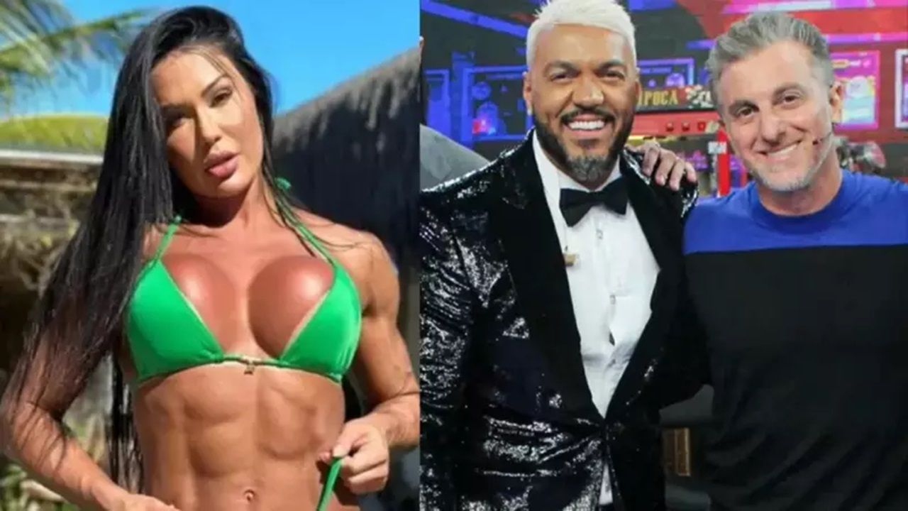 Após irritar Gracyanne Barbosa, Luciano Huck esclarece brincadeira com Belo: ‘Que vocês se acertem’