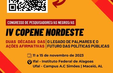 Profissionais da Educação podem se inscrever no 4º Congresso de Pesquisadores Negros do Nordeste