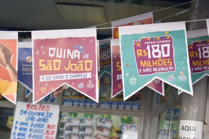 Quina de São João sorteia hoje (24/6) prêmio de R$ 200 milhões