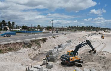 Obra de contenção no Pontal promete atrair população de volta ao local: “O medo nos afastava da orla”