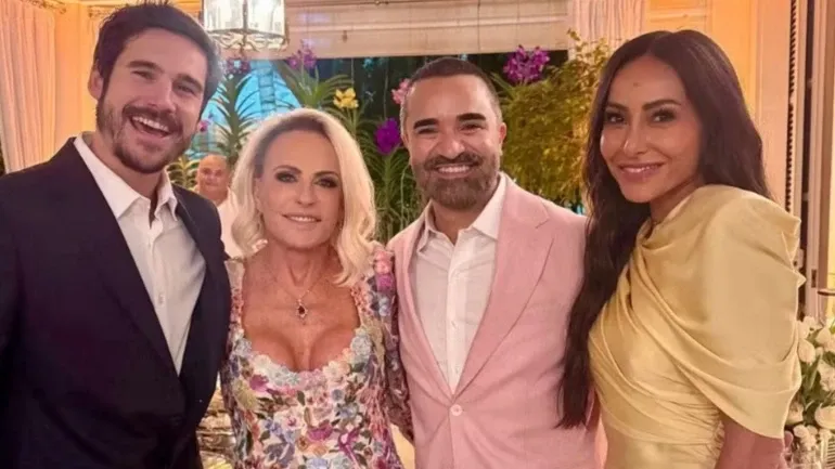 Sabrina Sato mostra bastidores de casamento de Ana Maria Braga e Fabio Arruda