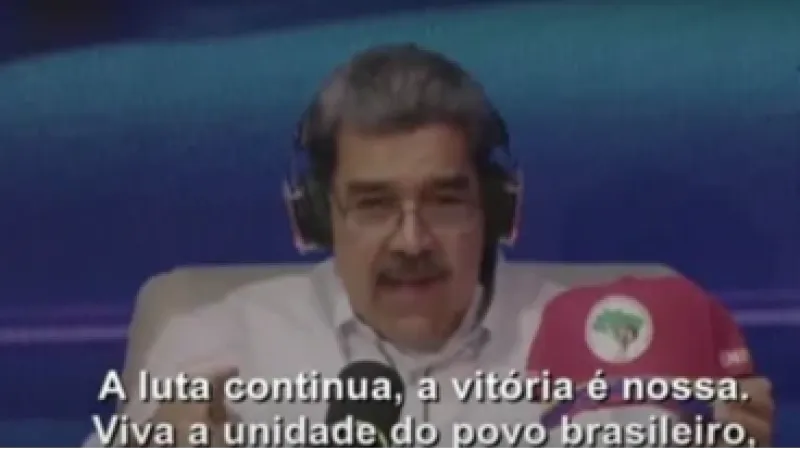 Maduro pede que brasileiros ‘saiam às ruas pela Venezuela’