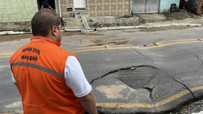 Rebaixamento de solo na Chã da Jaqueira não tem relação com mineração