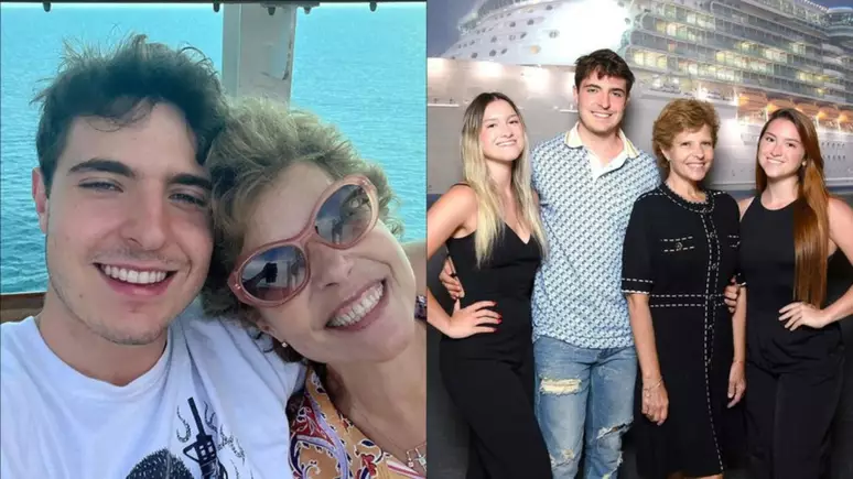 Filho de Gugu Liberato dá trégua a briga por herança e reata com mãe e irmãs