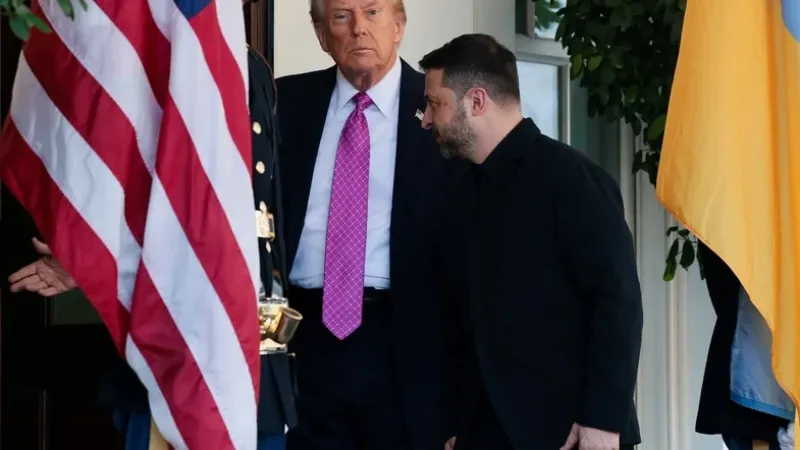 Trump anuncia reunião com Zelensky na quinta-feira em Davos