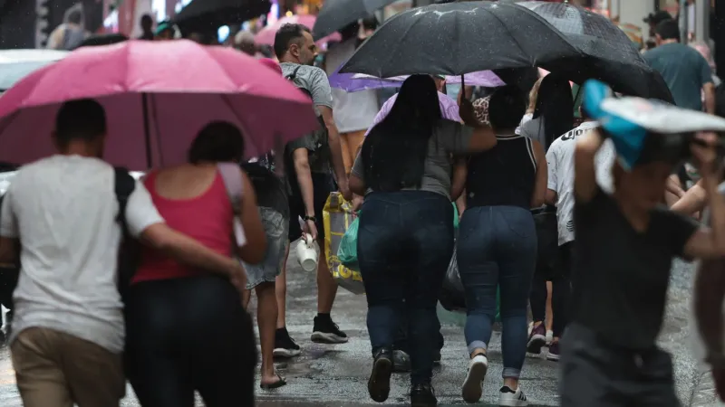 Inmet: instabilidades provocam chuva em grande parte do país