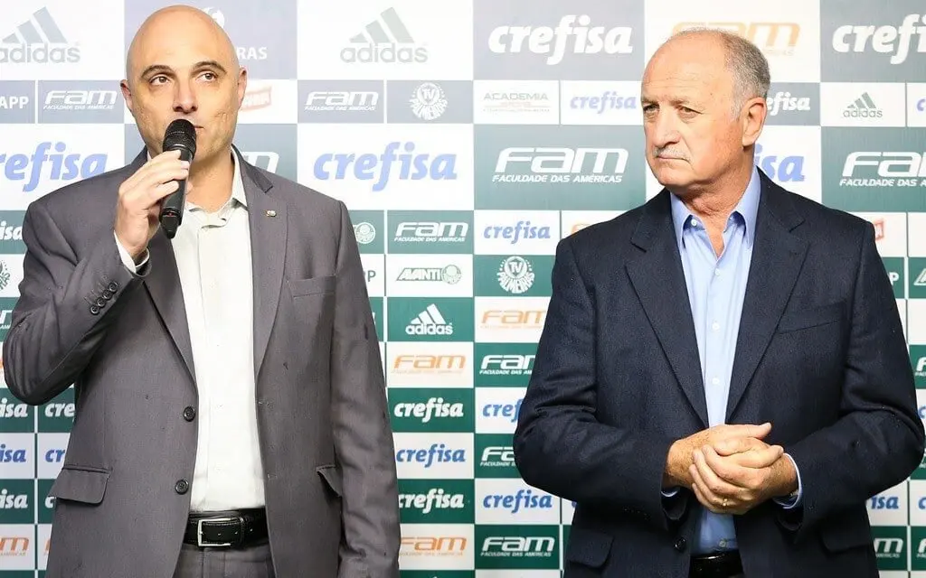 Cinco anos depois de última apresentação, Felipão reencontra o Palmeiras