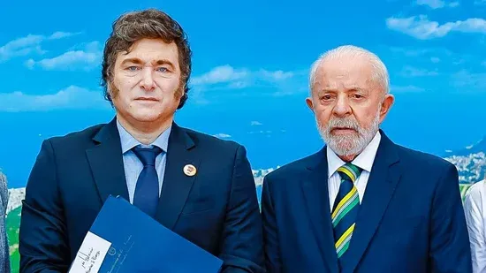 Lula visita Argentina de Milei pela primeira vez para cúpula do Mercosul
