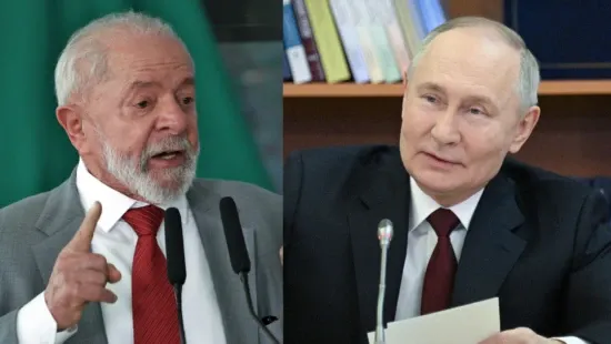 Lula indica intenção de ir a Moscou após convite de Putin