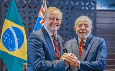 Em Hiroshima, Lula se reúne com primeiro-ministro australiano